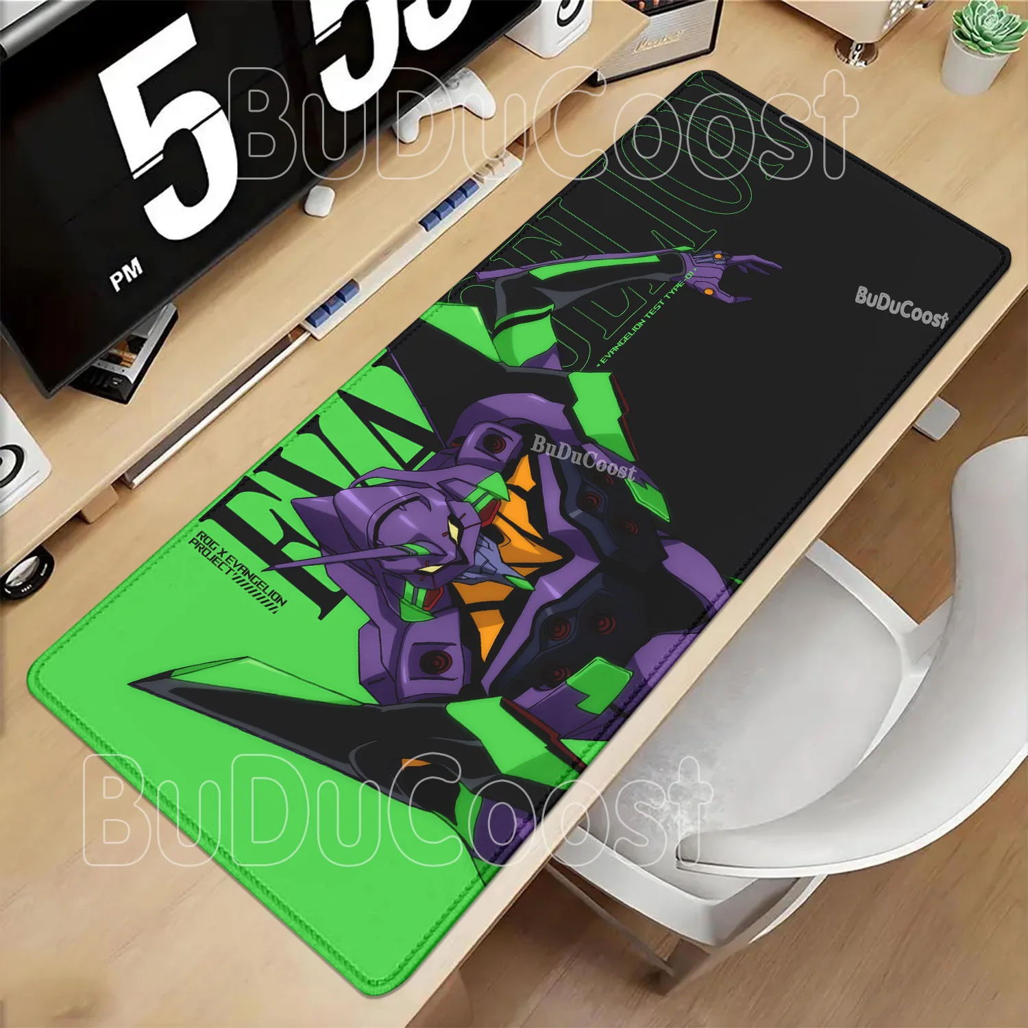 Pc Gaming Evangelion - Evangelione EVA 01 대형 마우스 패드