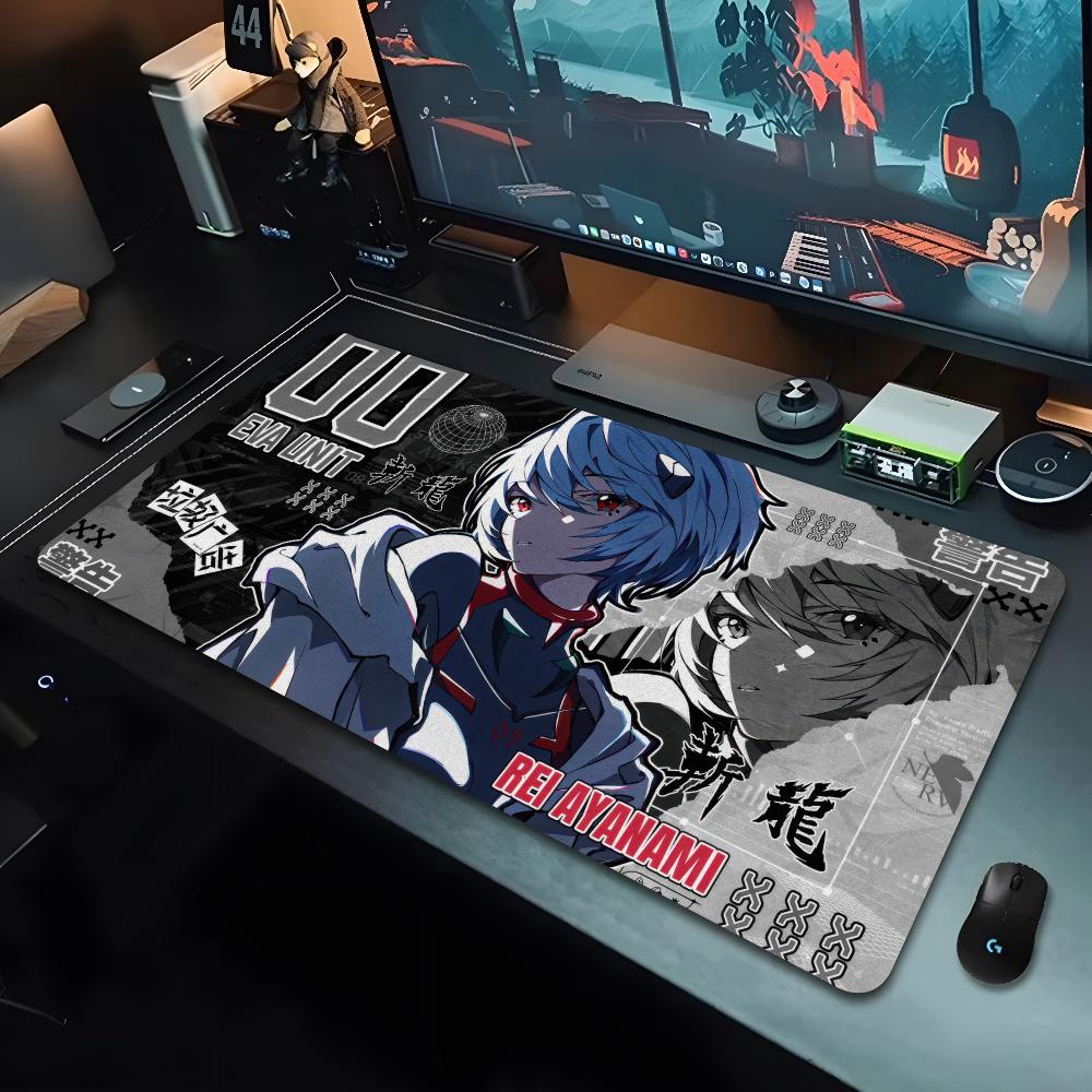 Pc Gaming Evangelion - EVA E-에반게리온 마우스 패드 카툰 록엣지