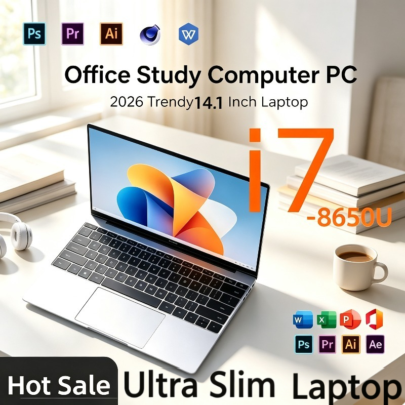 Pc Gaming Core I7 - 울트라 슬림 14.1인치 노트북 32GB DDR4