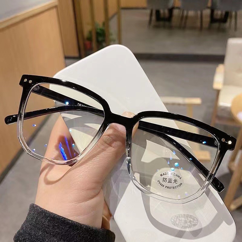 대형 사각형 프레임 안티 블루 라이트 안경 패션 레트로 - Gaming Glasses Blue Light 리뷰 및 가격