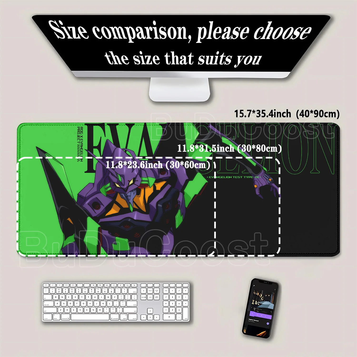 Evangelione EVA 01 대형 마우스 패드 게 - Pc Gaming Evangelion 리뷰 및 가격