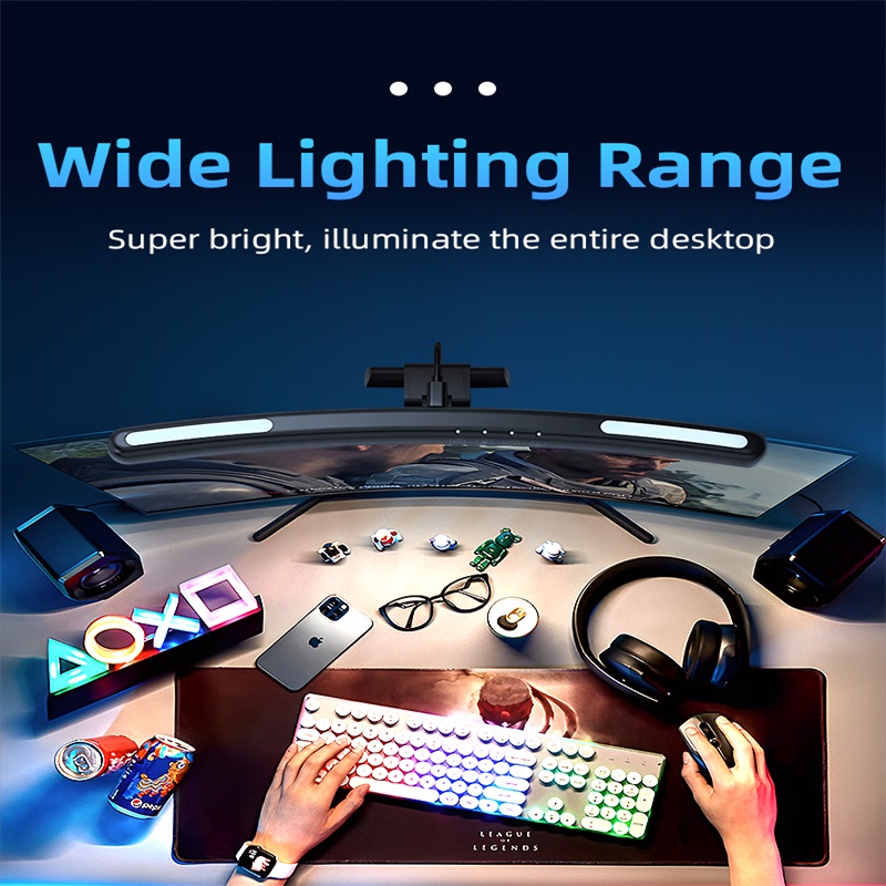 곡선 LED 모니터 라이트 바 Rgb 컴퓨터 화면 램프 - Pc Zotac Gaming 리뷰 및 가격