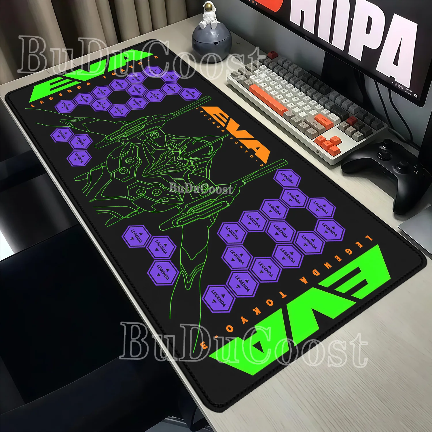 마우스 패드 Evangelione EVA 01 대형 X - Pc Gaming Evangelion 리뷰 및 가격