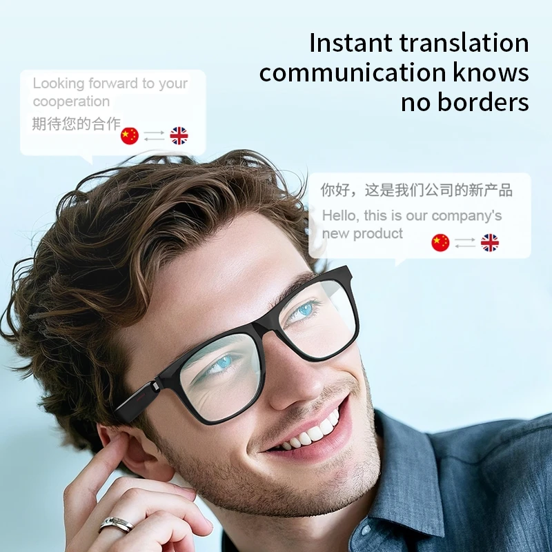 새로운 스마트 오디오 블루투스 안경 블루라이트 변색 선 - Gaming Glasses Blue Light 리뷰 및 가격