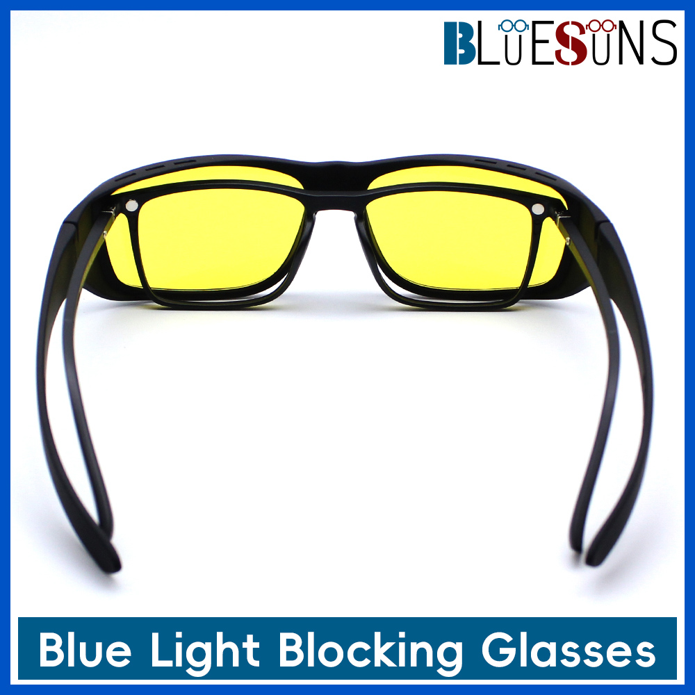 오렌지색과 노란색 렌즈가 있는 대형 블루라이트 차단 안 - Gaming Glasses Blue Light 리뷰 및 가격