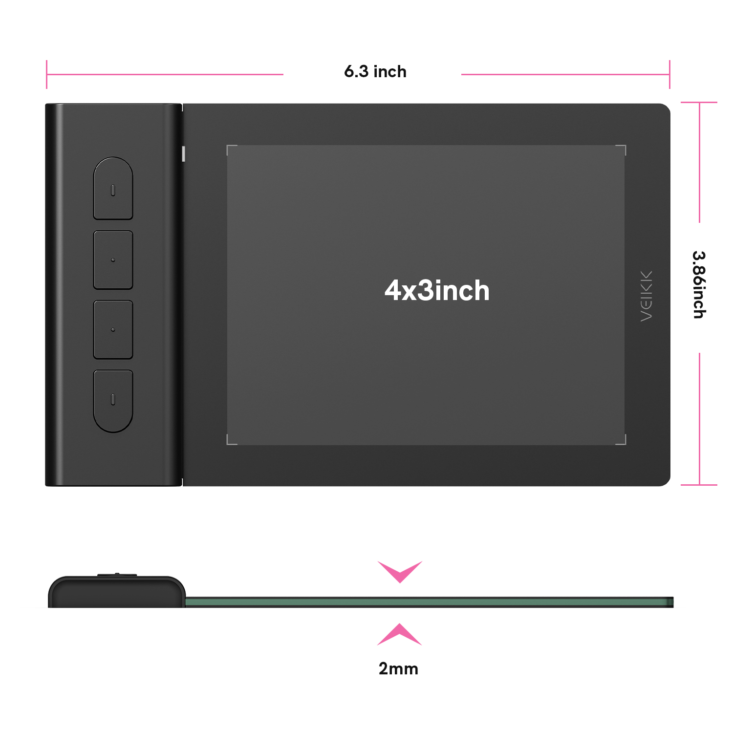 VEIKK VK430 그래픽 그리기 태블릿, 4x3인치 - Pc Gaming Drawing 리뷰 및 가격