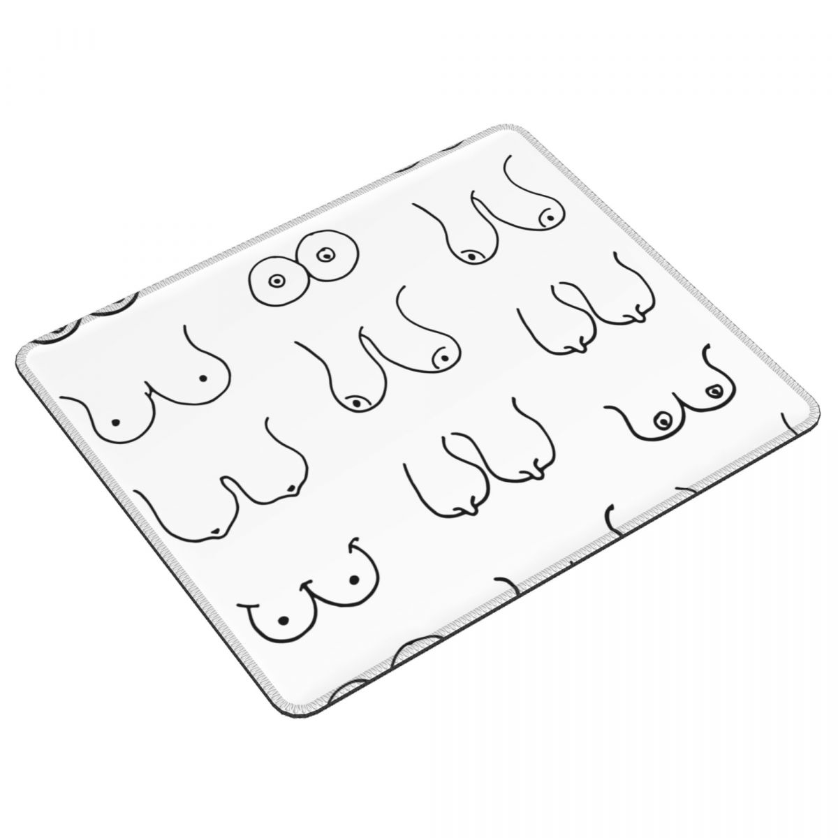 흑백 가슴 그림 마우스 패드 컴퓨터 키보드 마우스 매트 - Pc Gaming Drawing 리뷰 및 가격