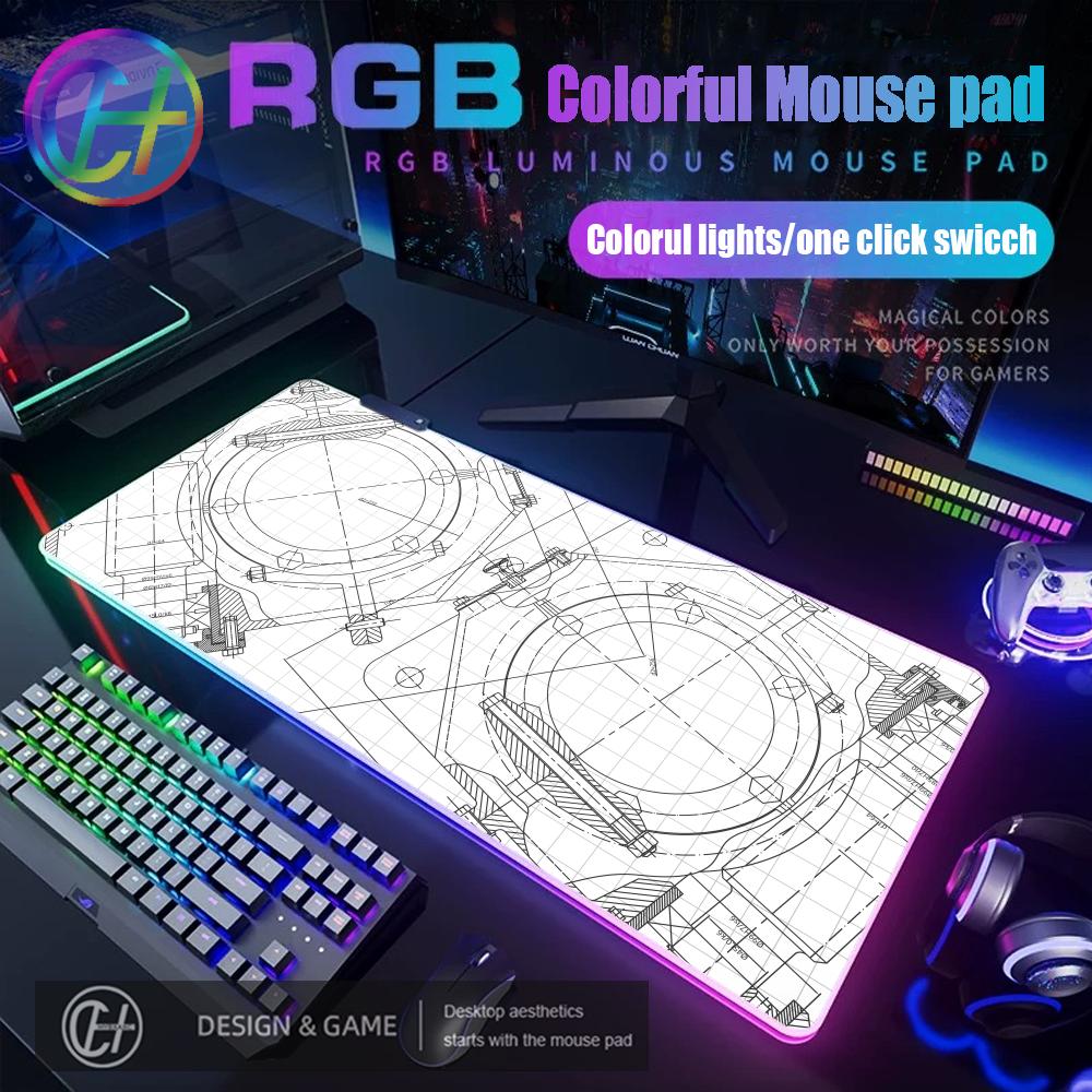 기계식 드로잉 RGB 마우스 패드 게이밍 마우스패드 L - Pc Gaming Drawing 리뷰 및 가격